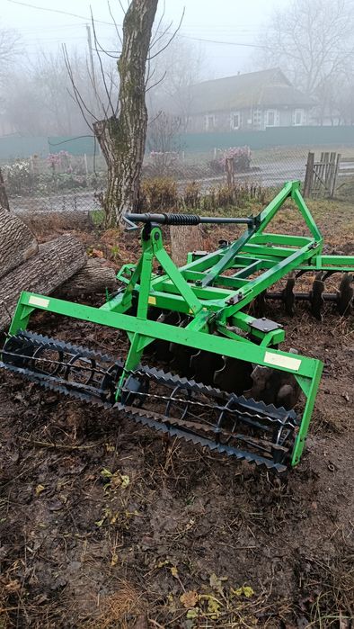 Дискова борона навісна 2 секції 1.8 м з катком (8 дисків)