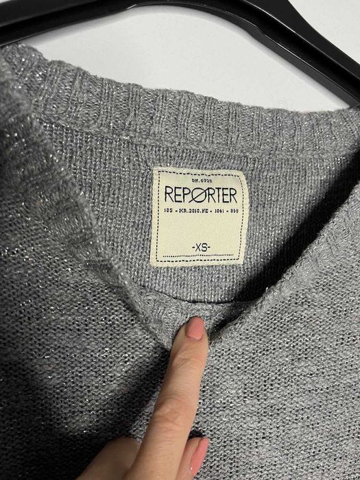 Szary sweter Reporter XS