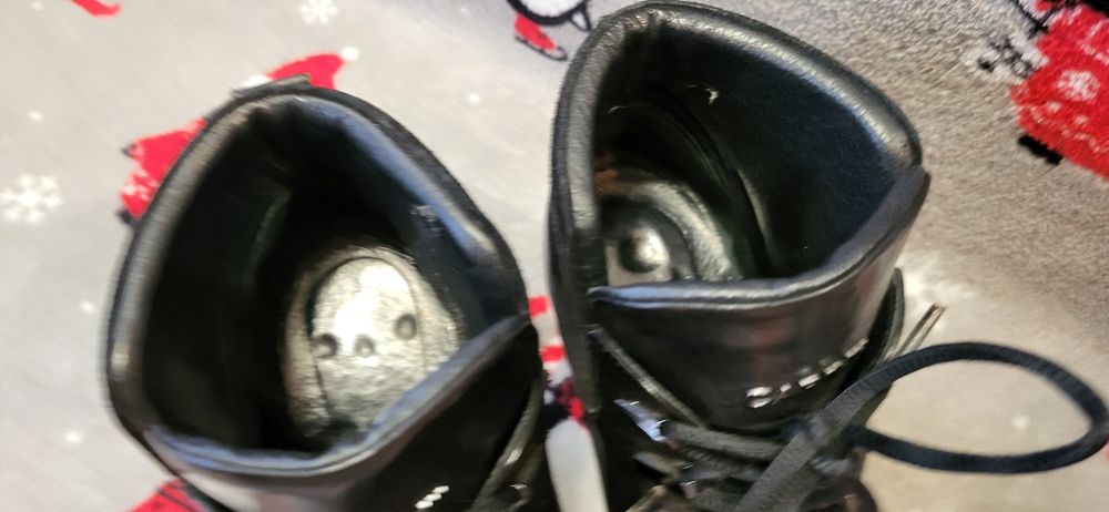 Skórzane botki damskie Carinii roz 39