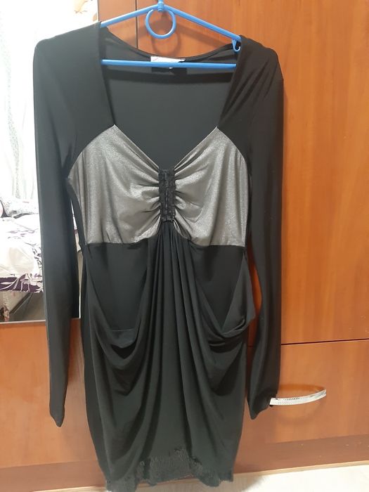 Чорне плаття туніка