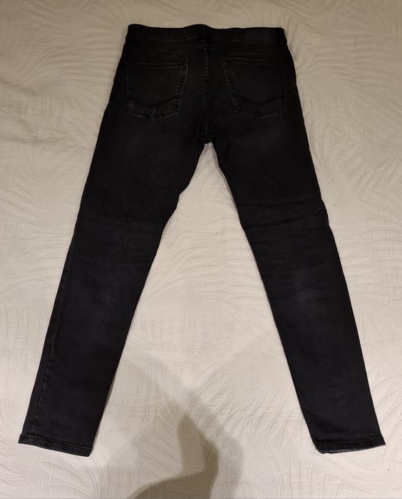 Calças de ganga pretas Pull&Bear