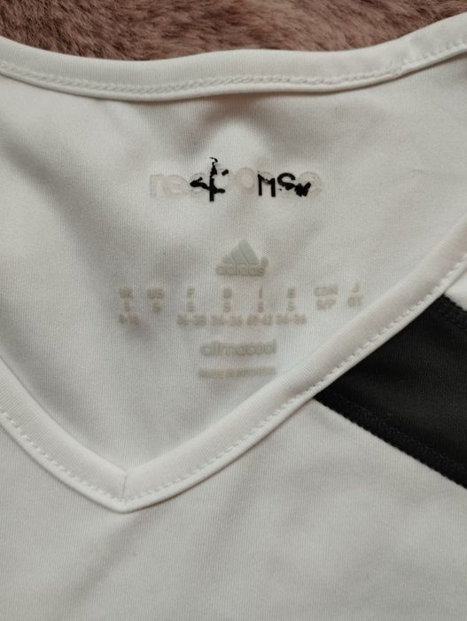 Biała bluzka sportowa, treningowa Adidas S