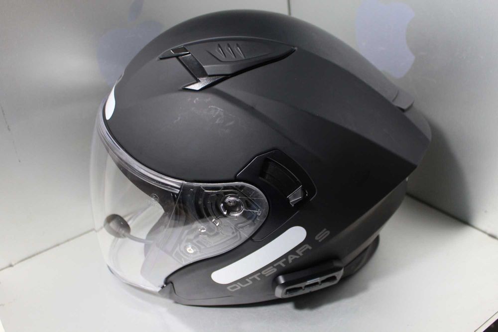 Мотошлем с гарнитурой ЧОРНИЙ SENA Sena Outstar S Bluetooth XL-61-62см