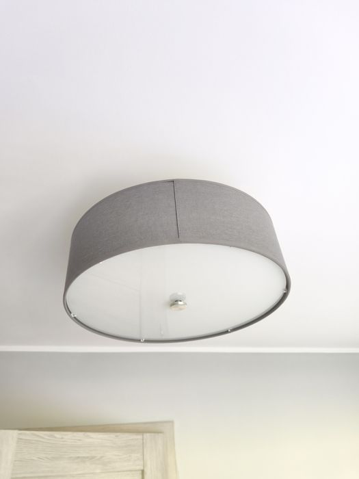 Lampa sufitowa szara