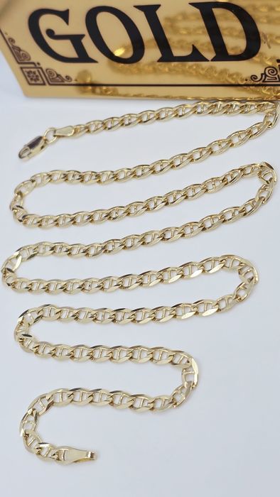 Złoty łańcuszek splot Gucci próba 585 14k