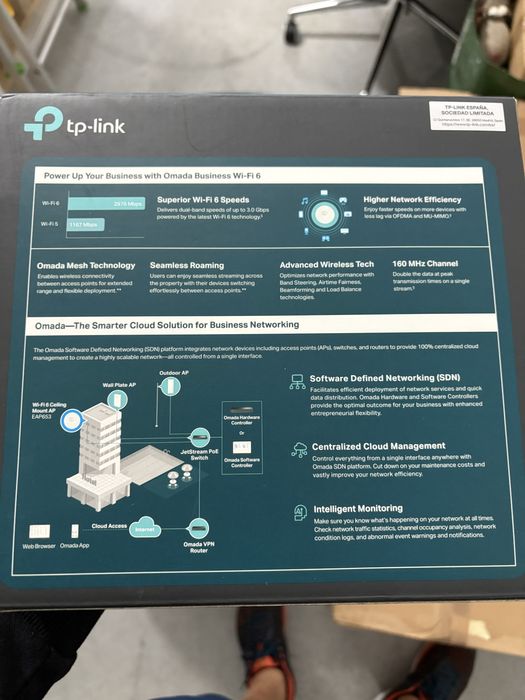 2x TP-Link EAP653 Wi-Fi 6 Access Point64284286953090123