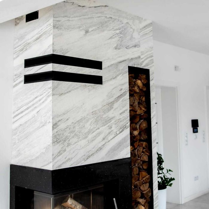 FORNIR White Marble | Naturalny kamień w rolce | 305x122x0,2 cm