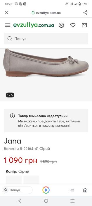 Балетки, туфлі, лодочки жіночі