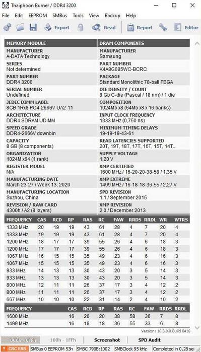 ADATA XPG Spectrix D55 RGB 16GB (2x8GB) 3200MHz