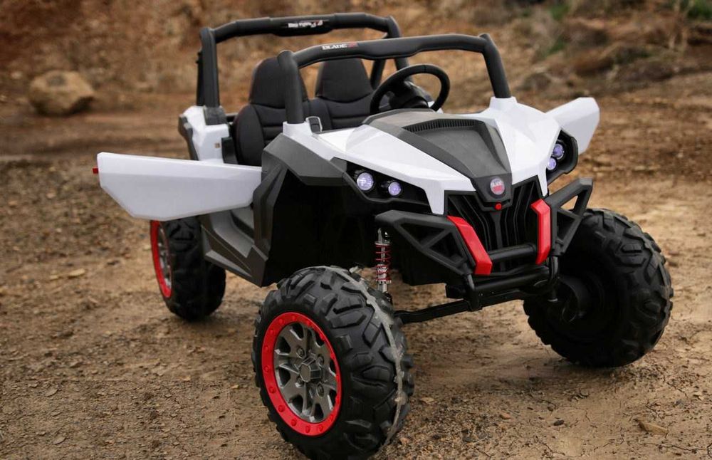 TERENOWY BUGGY UTV 24V 480W 4x4 Elektryczny Auto Akumulator 2 DZIECI