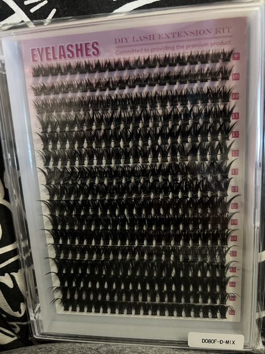 накладні вії пучкові набір, набор