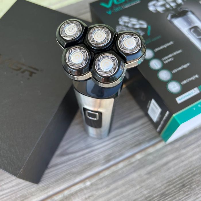 Мужская электробритва VGR V-385, роторная, с плавающими головками !