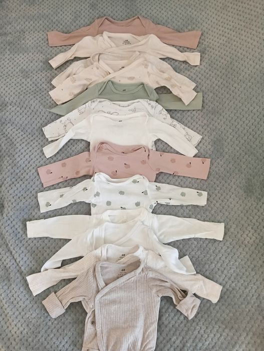 Paka ubranek 56 h&m