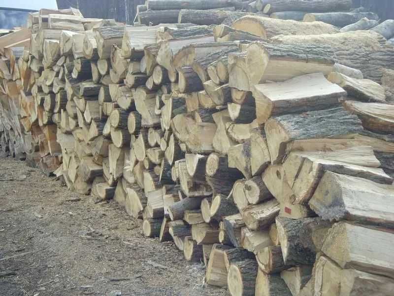 Drewno opałowe i kominkowe, połupane, sezonowane