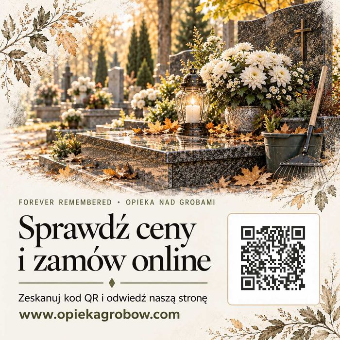 Sprzątanie grobów Warszawa | Opieka nad grobami | Mycie nagrobków