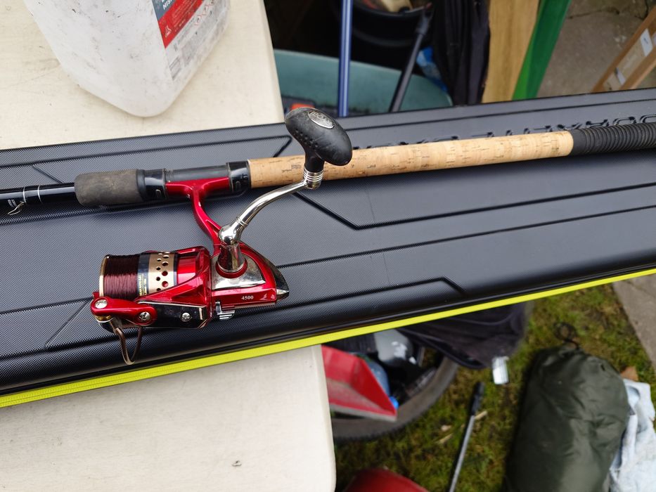 Wędka trabuccoprecision xt 390 plus kołowrotek ryobi oasys match 4500