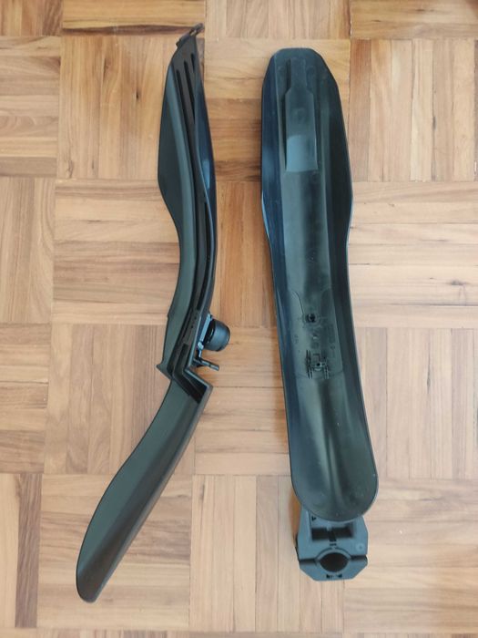 Guarda-lamas Dianteiro e Traseiro para BTT, Rígido, Preto, 26" - 27,5" - 29" | ROCKRIDER, COMO NOVO