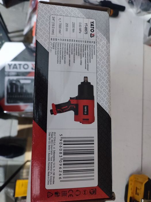 Гайковерт ударний пневматичний YATO YT-09575