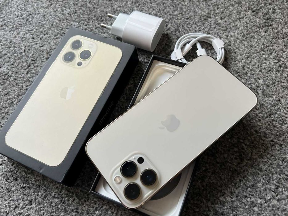 iPhone 13 Pro Max 256GB GOLD ZŁOTY Rose Bateria 96% Gwarancja