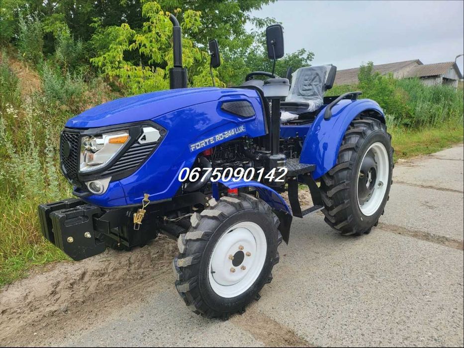 Трактор Forte RD-244 LUX*3-точка*Доставка БезкоштовнО*24кс*Рівний ПОЛ!