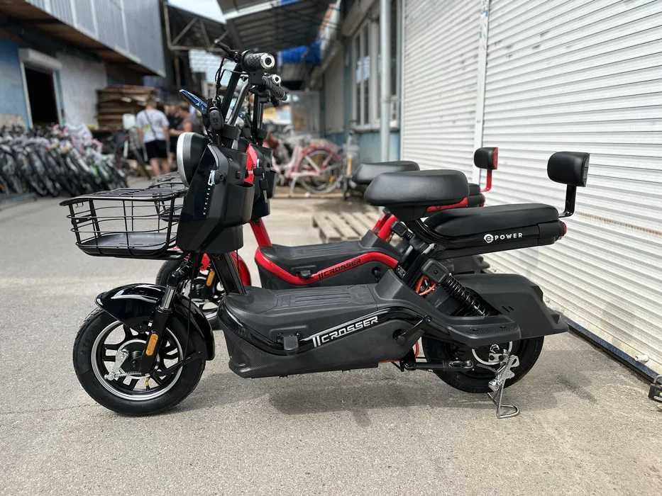 БЕЗКОШТОВНА ДОСТАВКА ‼️ Електричний велосипед/скутер Crosser CR2 600W 60V 24Ah | до 50 км/год