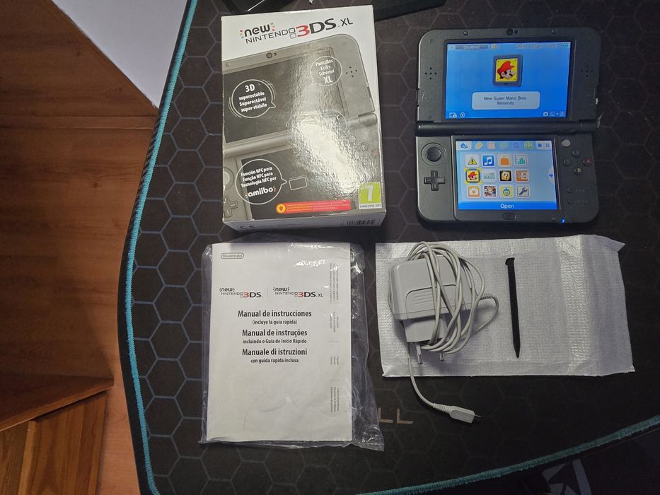 New 3DS XL completa com caixa