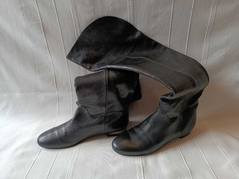 Mugnai шикарні шкіряні чоботи ботфорти Італія р.39