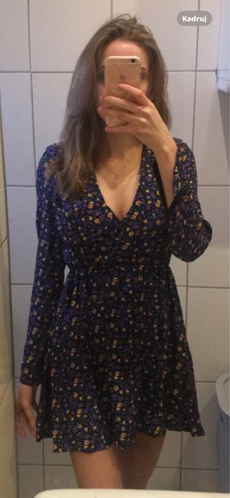 Sukienka w kwiaty ZARA