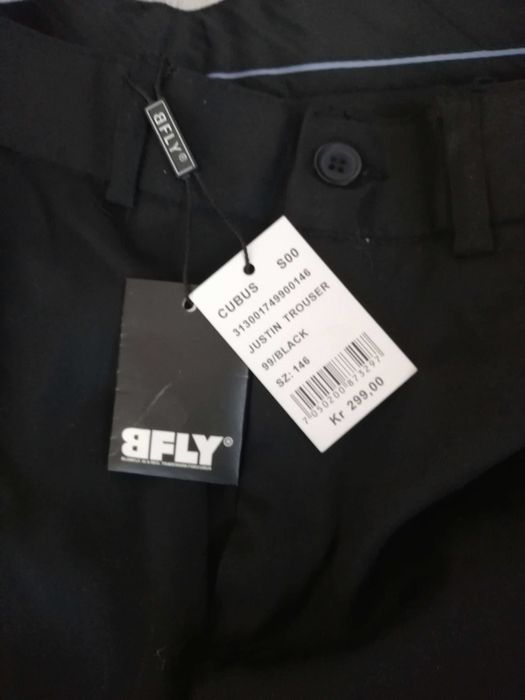 Spodnie czarne do koszuli BFLY nowe