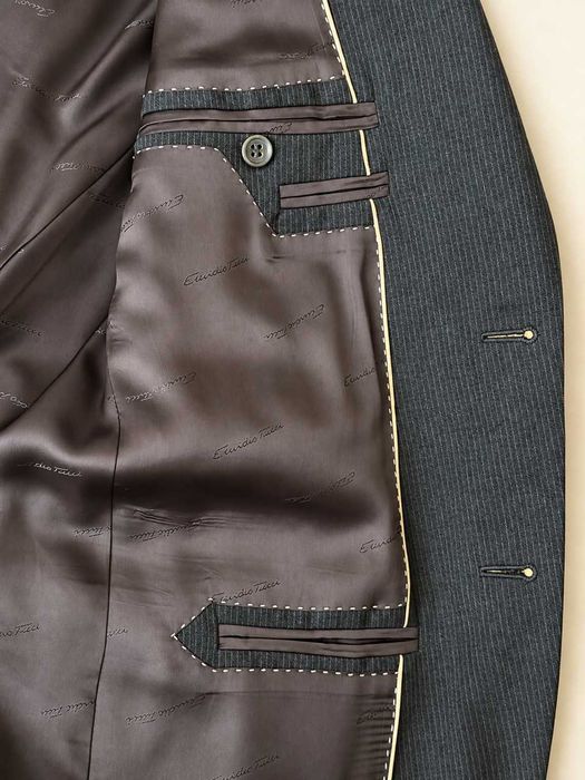 Fato Masculino Cinzento Emídio Tucci Tam. 48 - Excelente Estado