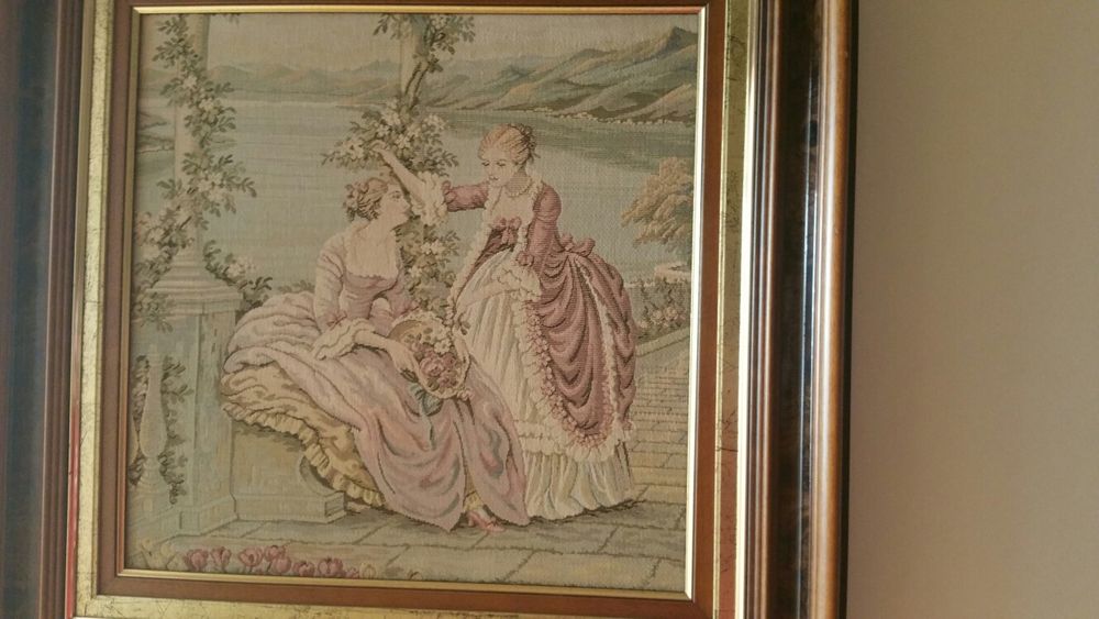Quadro tapeçaria Gobelins