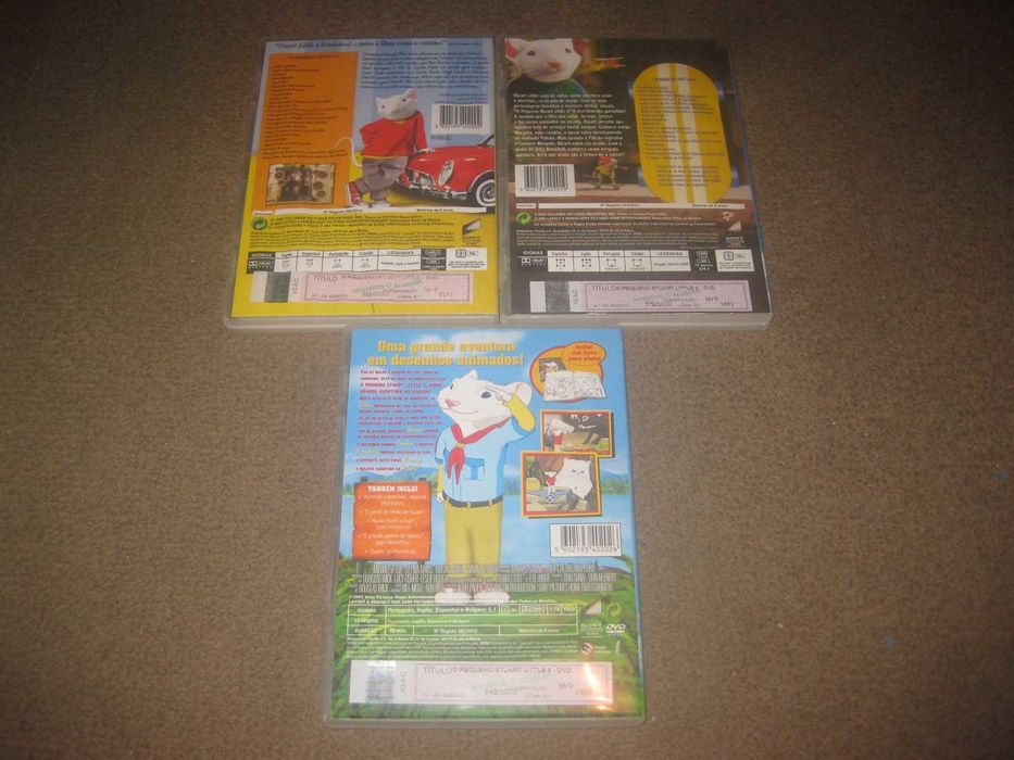 Colecção Completa em DVD "O Pequeno Stuart Little"