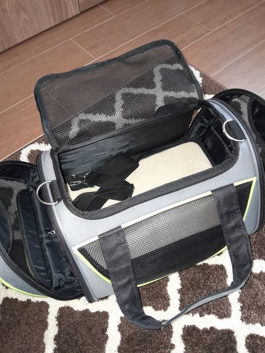 Bolsas e mochila de transporte de animais