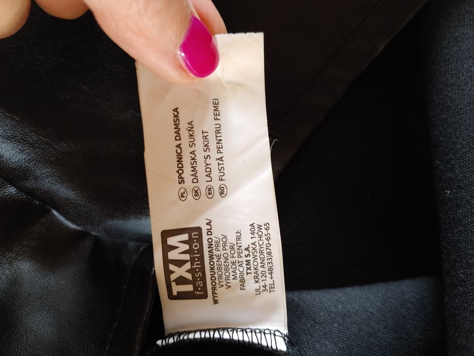Nowa spodnica Eko skora rozm.S TXM