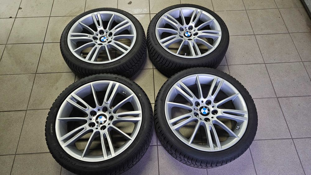 Koła 18" STAN BDB (Felgi + Opony) BMW Styling 193M 5x120 + Hankook Winter i*cept evo3 + TPMS (E90/E91/E92/E93/E46/Z4)