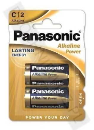 Bateria alkaliczna 1,5V Panasonic C (R14) 2 szt.