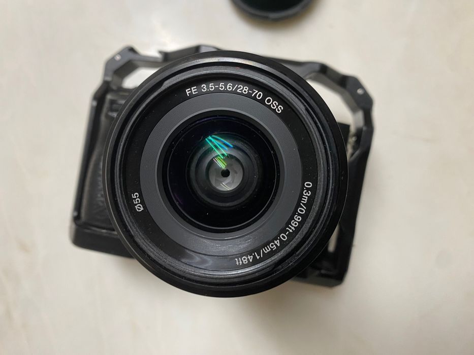 Sony a7iii + 28-70 f3.5/5.6 + Smallrig cage + filtro ND