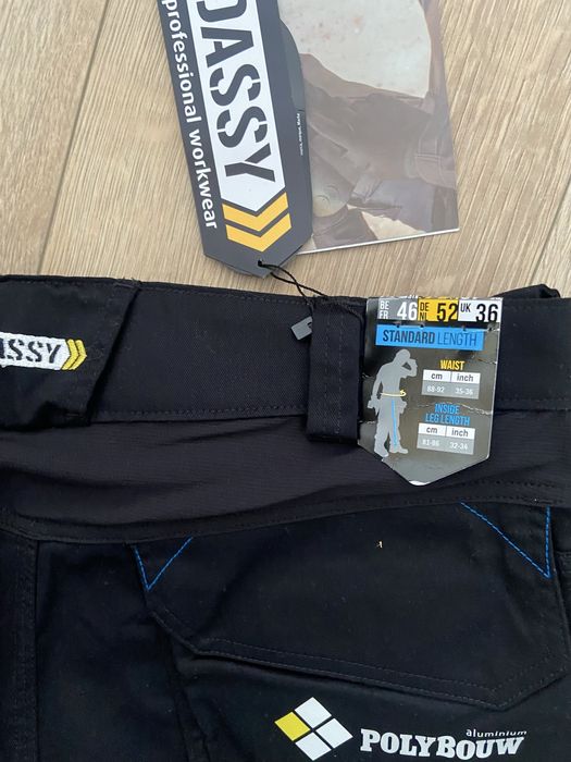 Spodnie robocze męskie 52 Dassy