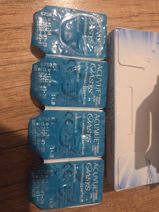 Nowe soczewki acuvue oasys +1.5