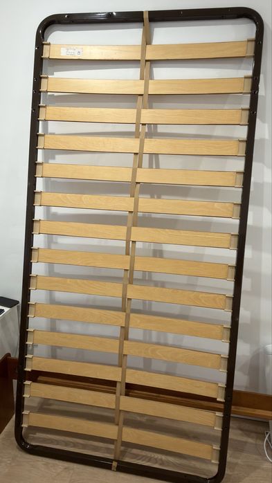 Estrutura cama madeira + estrado 90x140