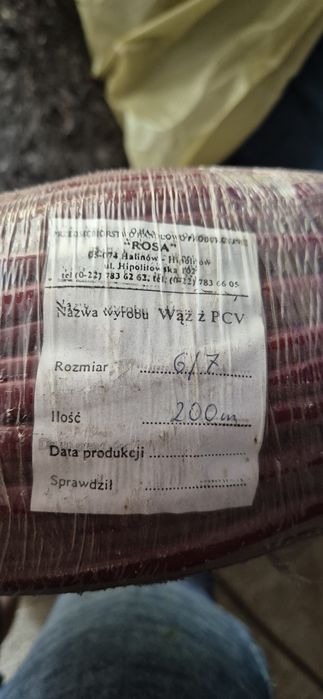 Wężyk do nawadniania PCV duże ilości