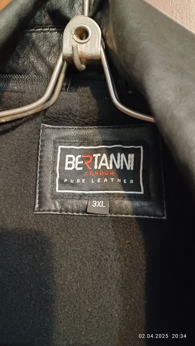 Шкіряні курточки Bertanni London 3XL та Ben Sherman 4XL