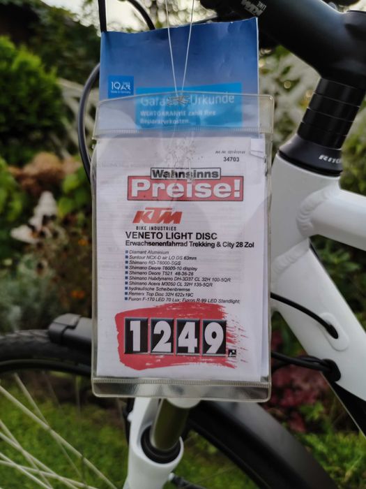 Rower męski trekkingowy KTM Light Disc M/51cm NOWY !!! Warszawa