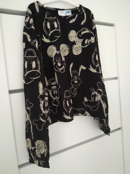 Bluza MICKEY krótka dla dziewczynki ZARA roz. 164/Stan idealny