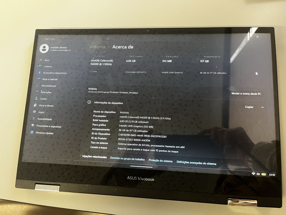 Asus vivobook tp1400ka
