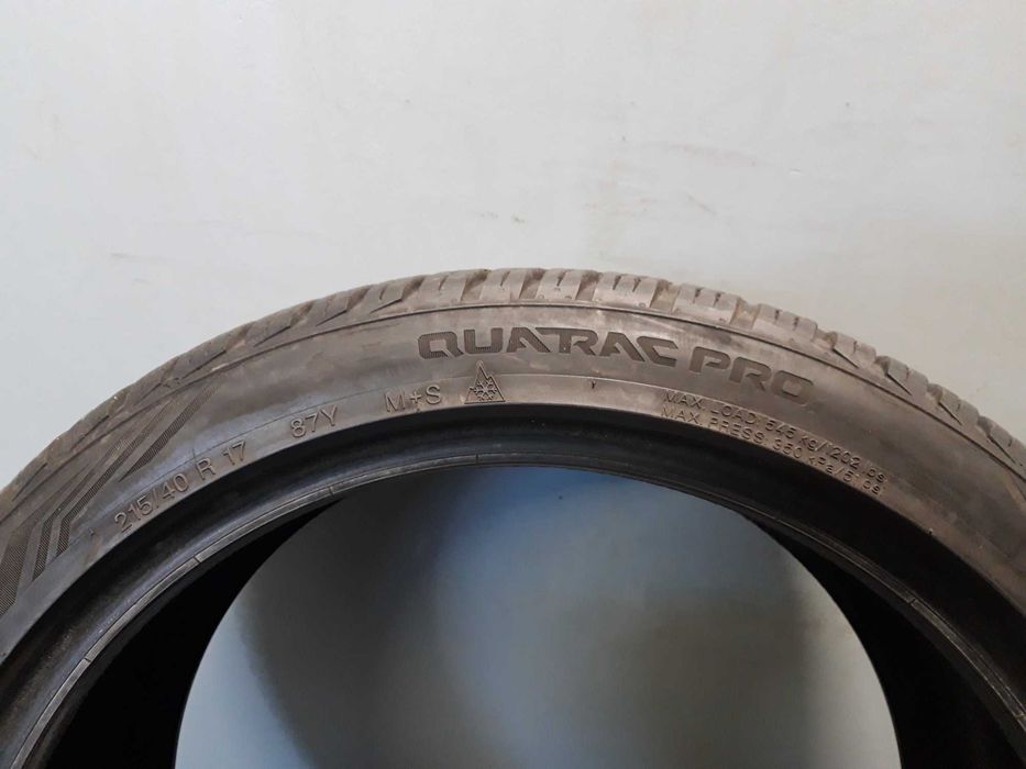 2x215/40R17 Vredestein Quatrac Pro, 2020 rok, 87Y