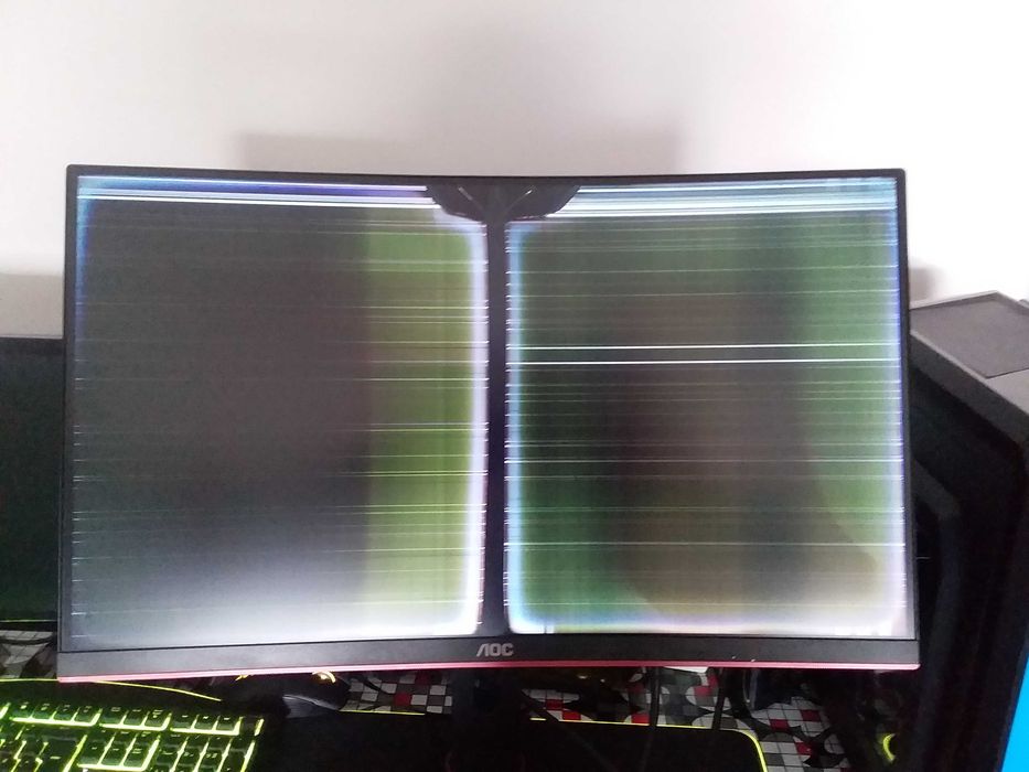 Monitor Gaming Curvo AOC C24G1 (24'' - 1 ms -144hz ou troco comando PC64737744837251121