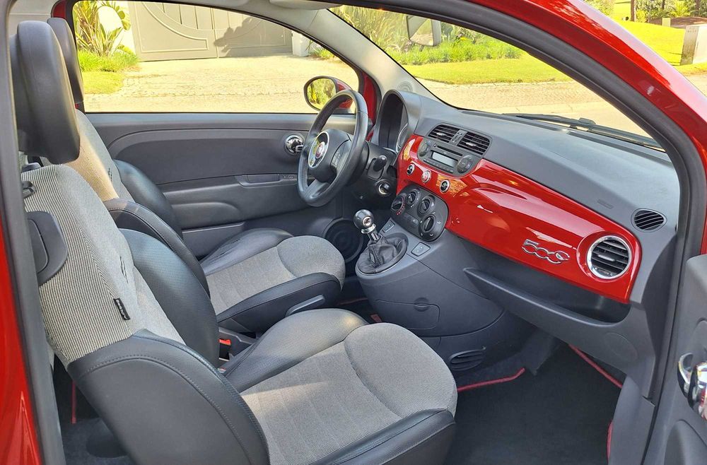 Fiat 500c Cabrio Sport  1.2cc 69cv OCASIÃO!
