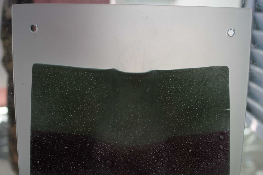 Jarra de vidro marinha grande. Peca de parede.