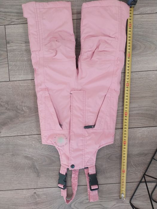 r.74-80 Spodnie narciarskie,grube,cieple,nieprzemakalne  na sanki